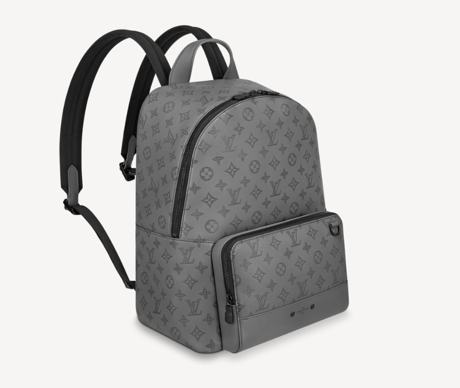 ヴィトン モノグラム リュック グレー 黒 シンプル 長財布 入る M46105 M46109