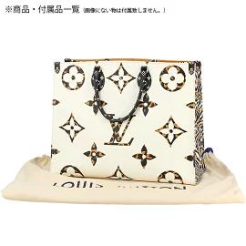 ルイヴィトン ルイヴィトン オンザゴーGM トートバッグ モノグラムジャイアント LV ジャングル アニマル M44675 新品