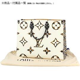 ルイヴィトン ルイヴィトン オンザゴーGM トートバッグ モノグラムジャイアント LV ジャングル アニマル M44675 新品