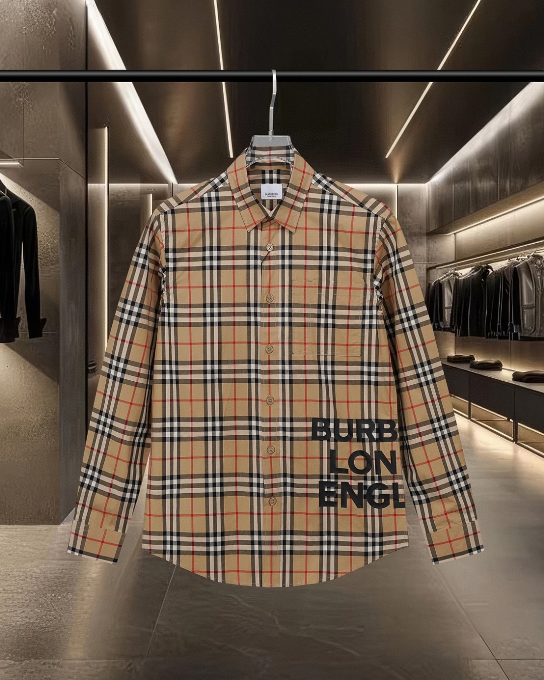【BURBERRY旗艦店】（バーバリー）長袖シャツ、ご好評に付き再入荷！