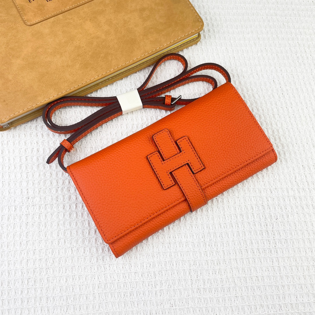 Hermes・レザー コンチネンタルウォレット 財布 折財布
