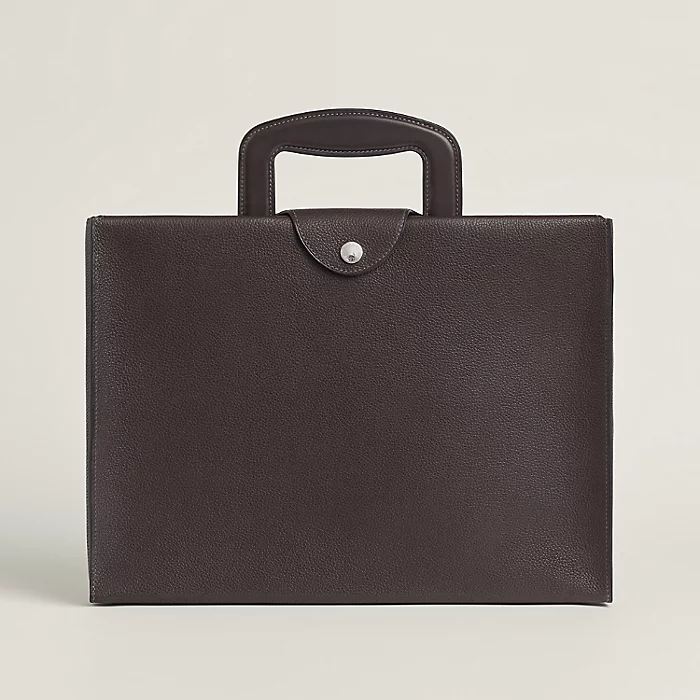 HERMES ケリーデペッシュ 36 モノクロ ビジネスバッグ