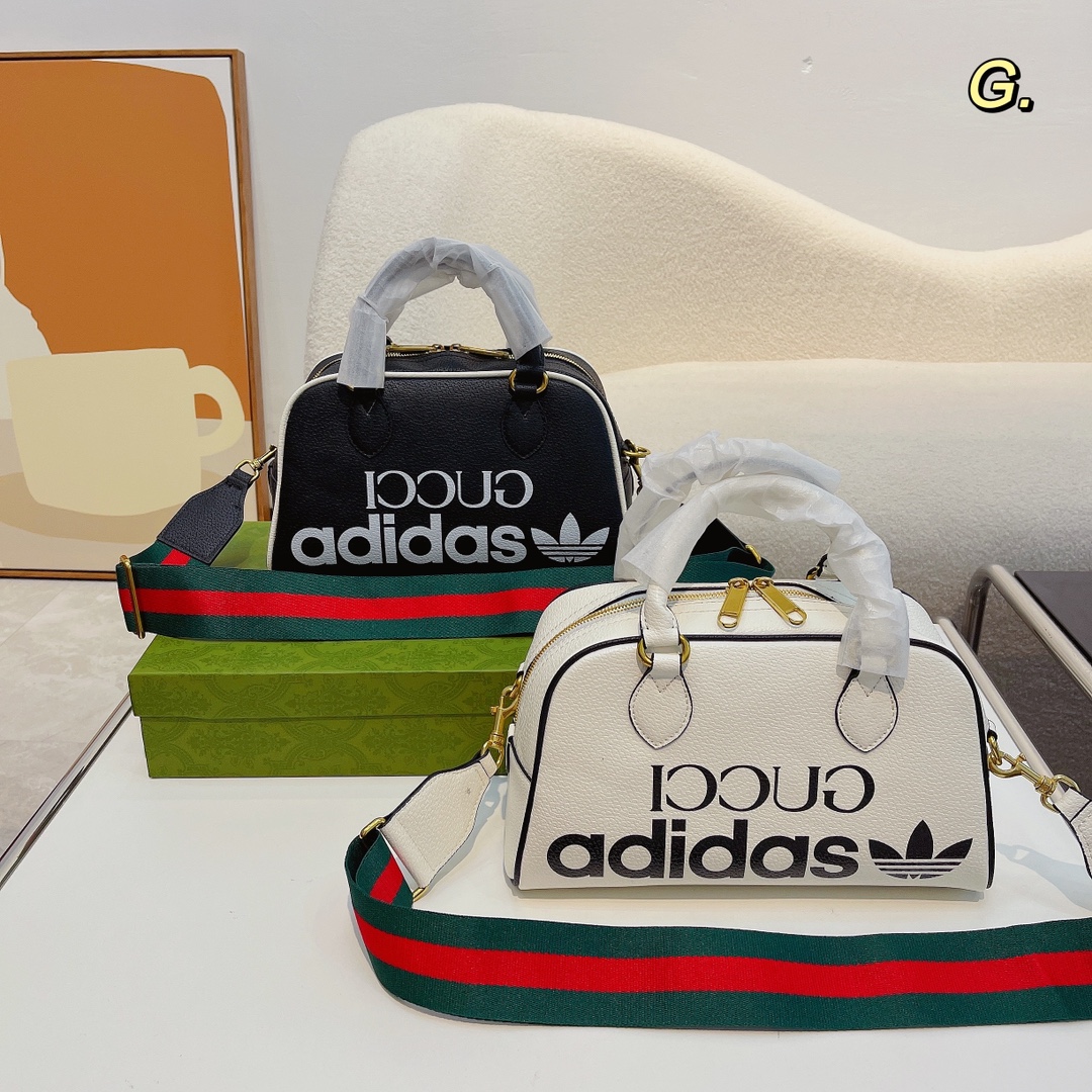 ADIDAS X GUCCI ミニ ダッフルバッグ 28 X 16 X 12CM