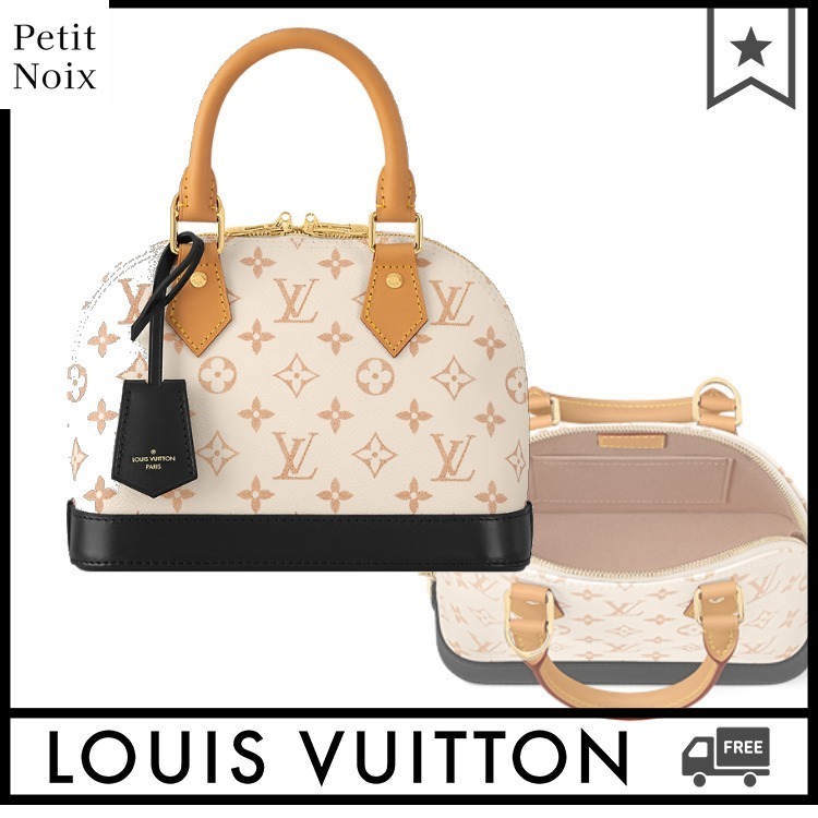 【Louis Vuitton】　ハンドバッグ　ベージュ