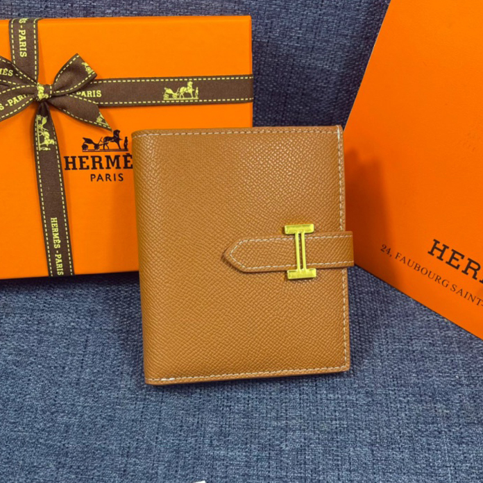 Hermes・レザー コンチネンタルウォレット 財布 折財布