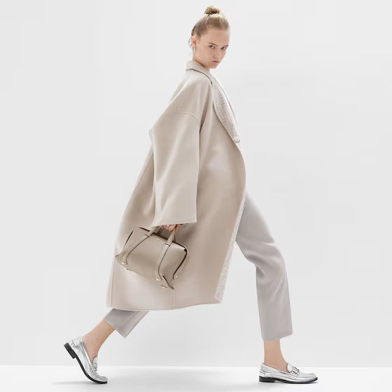 フェンディ ボストン 365   ダブグレーレザー バッグ