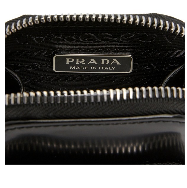 PRADA【関税/送料込】★BRUSHED LEATHER ミニクロスバッグ★