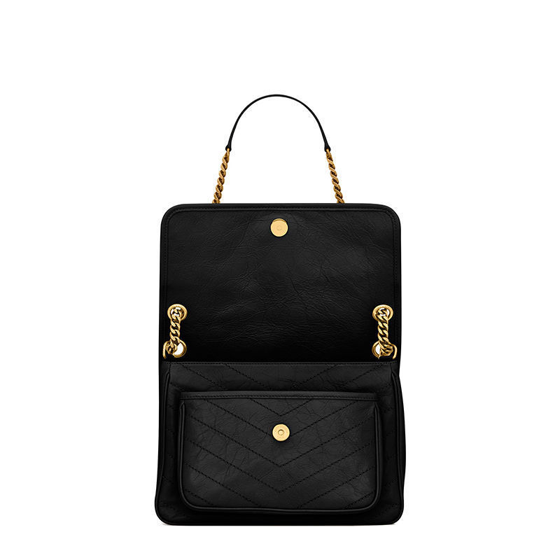 Saint Laurent なし☆モノグラム エンベロープ チェーンウォレット