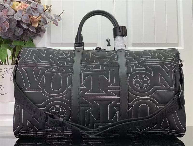 Louis Vuitton キーポル・バンドリエール 50 ブラック M21428