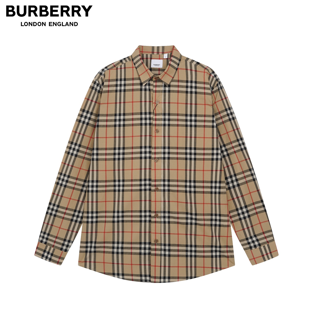【BURBERRY】長袖チェックシャツ