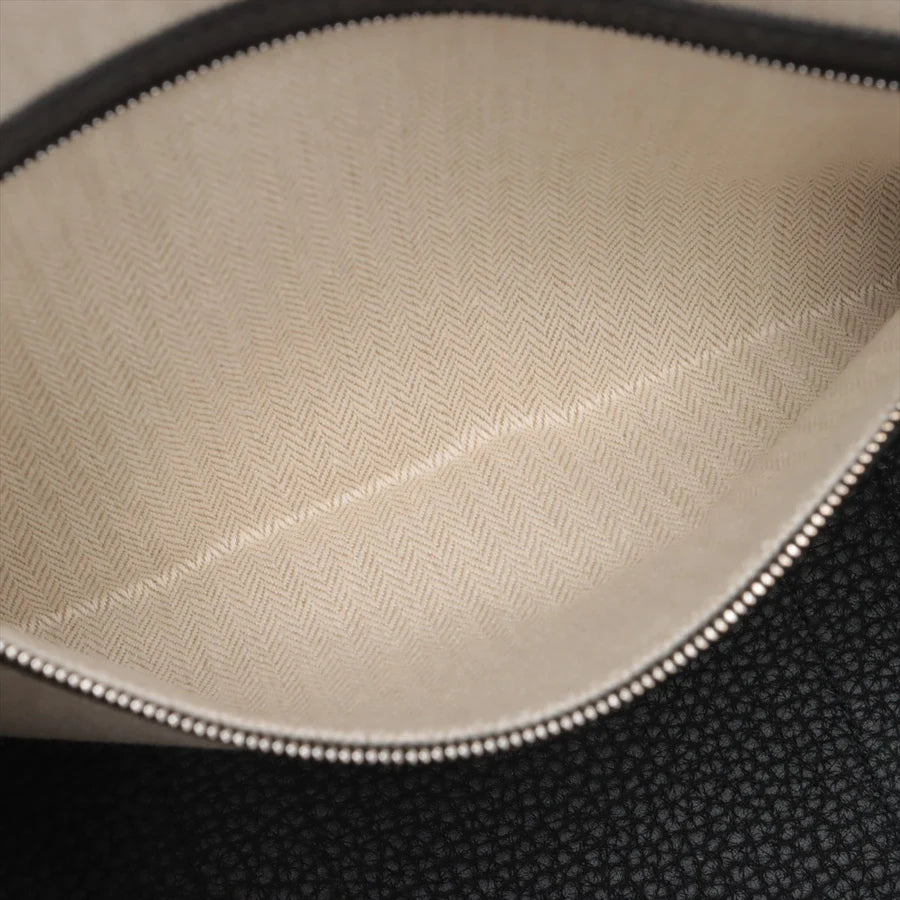 エルメス ガーデンパーティTPM カントリー ブラック シルバー金具