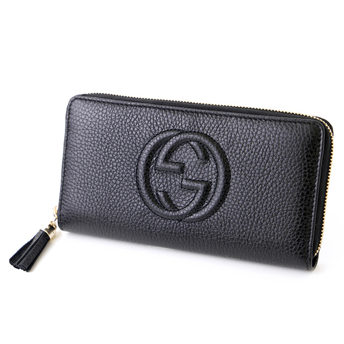 GUCCI シマレザー 長財布 598187 ギフト包装可！
