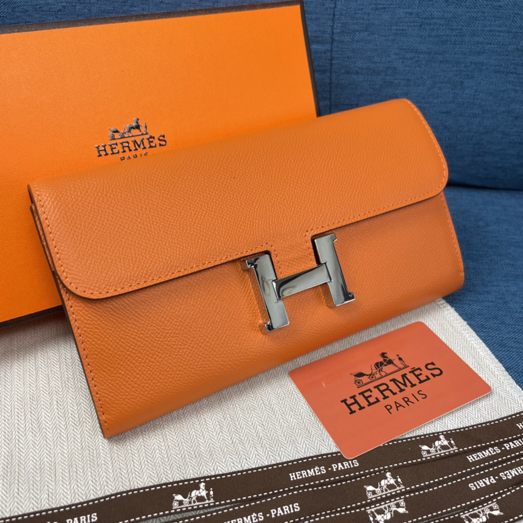 Hermes・レザー コンチネンタルウォレット 財布 折財布