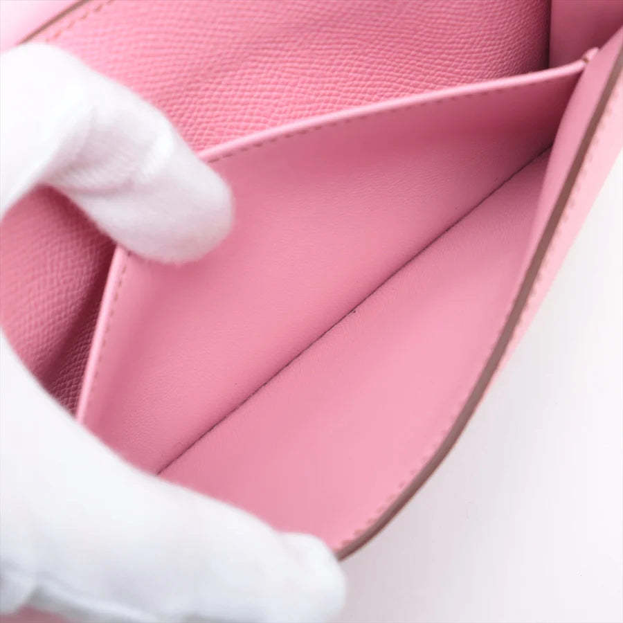 エルメス コンスタンス3 ミニ18 ヴォーエプソン ピンク シルバー金具