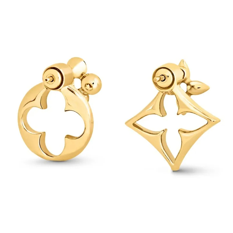 人気！すぐ届く！【LOUIS VUITTON】ゴールド フラワー ピアス