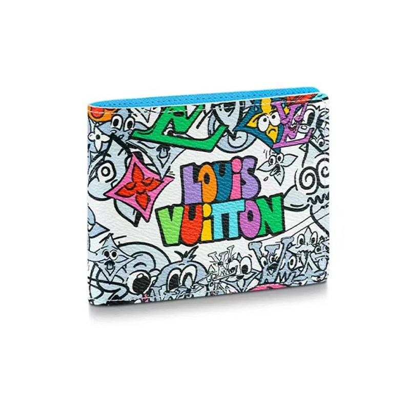 【LOUIS VUITTON】漫画の落書きプリントの財布【財布】【2023新品凳布】