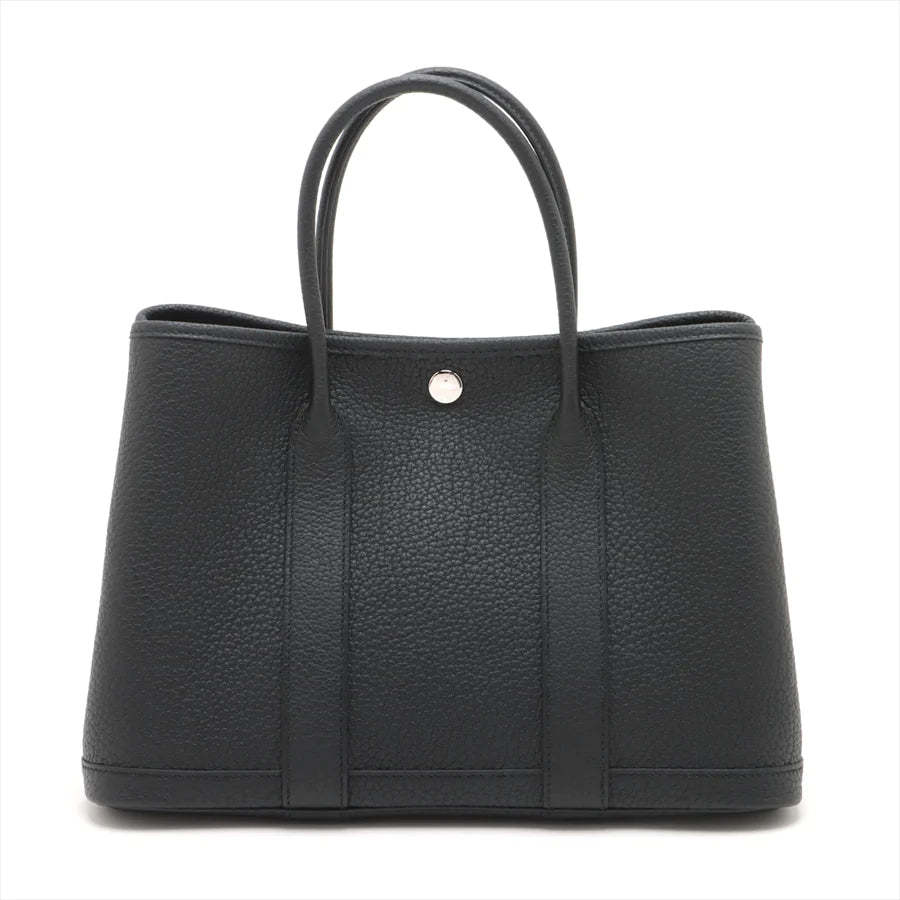 エルメス ガーデンパーティTPM カントリー ブラック シルバー金具