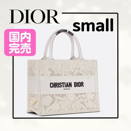 国内完売！新作 DIOR BOOK TOTE スモール トートバッグ D-Lace