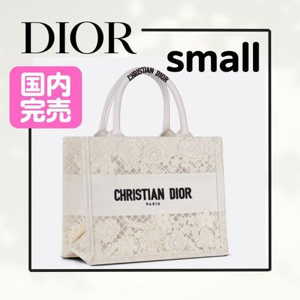 国内完売！新作 DIOR BOOK TOTE スモール トートバッグ D-Lace