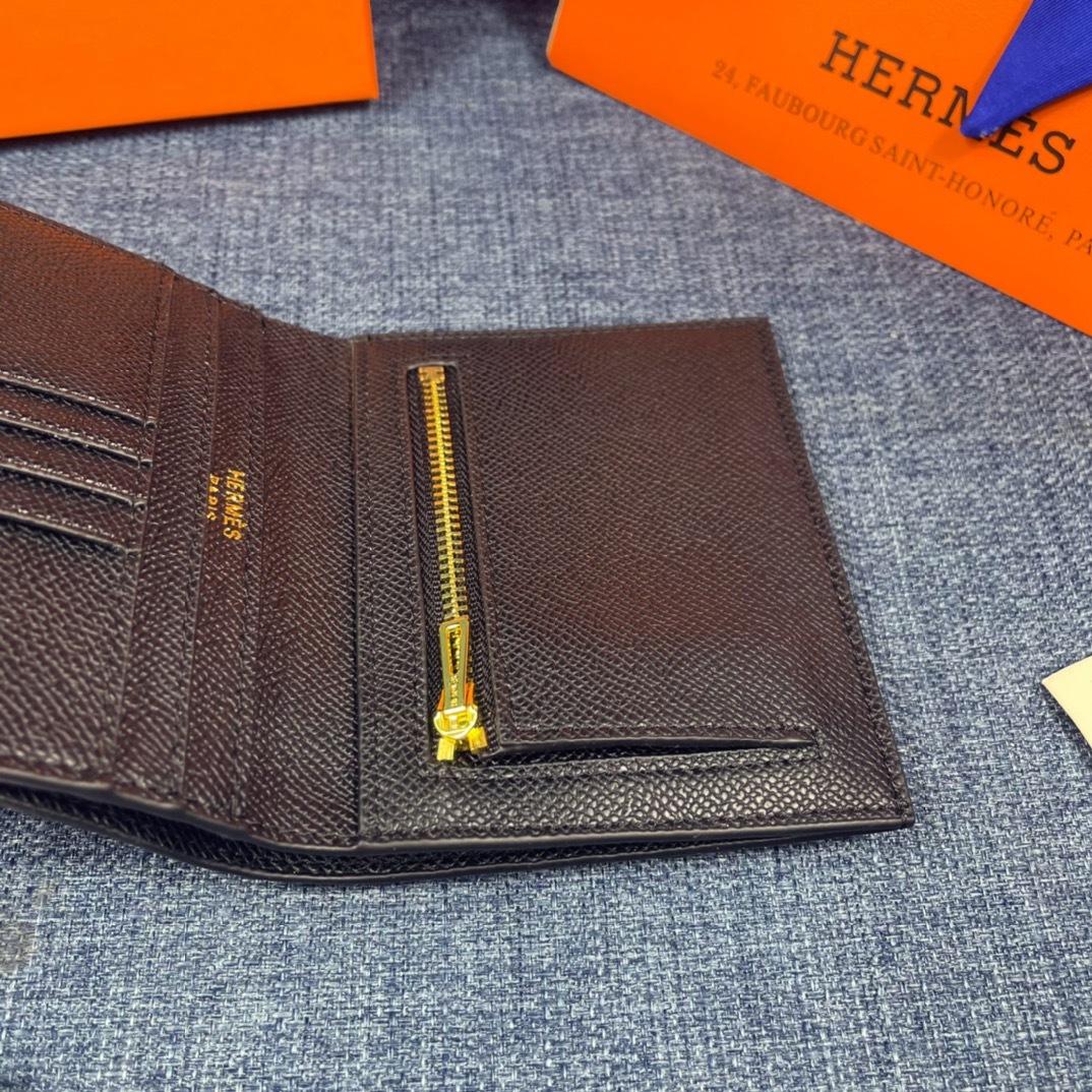 Hermes・レザー コンチネンタルウォレット 財布 折財布
