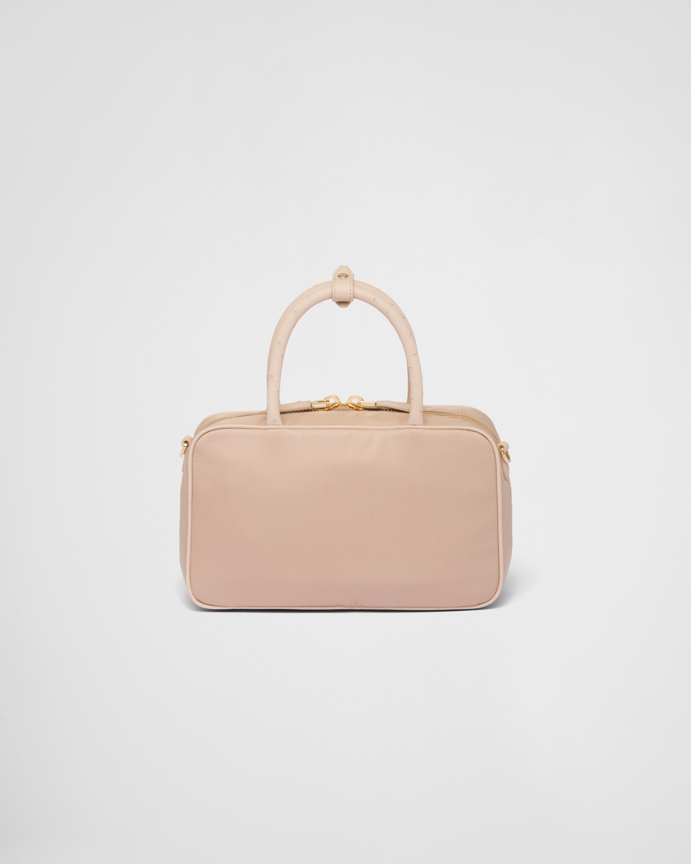 Re-Nylon xオーストリッチ ダブルハンドルバッグ