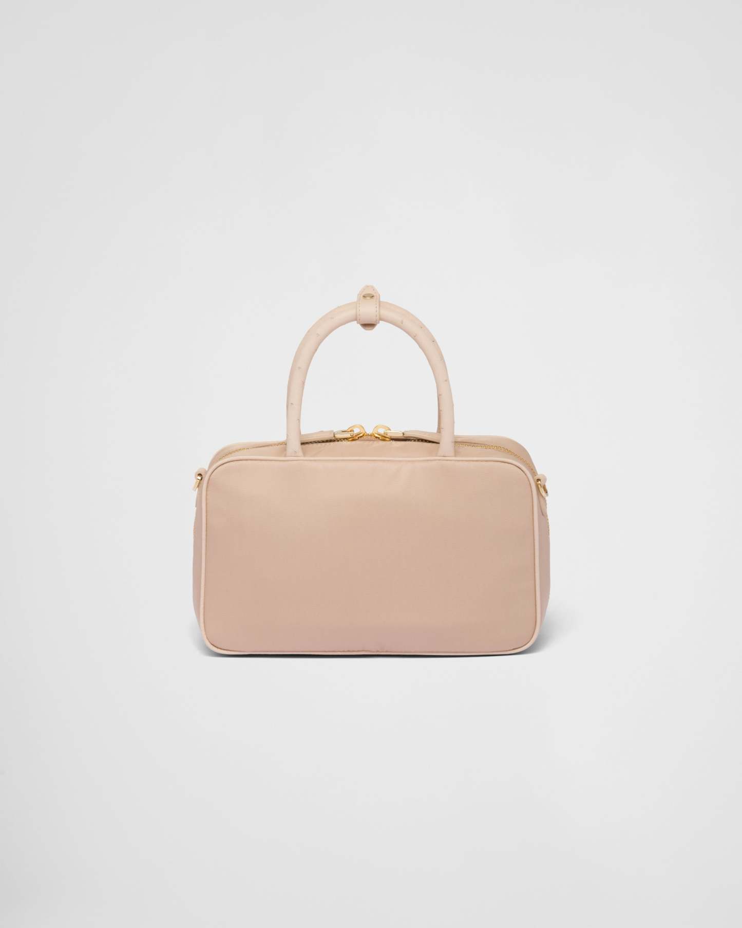 Re-Nylon xオーストリッチ ダブルハンドルバッグ