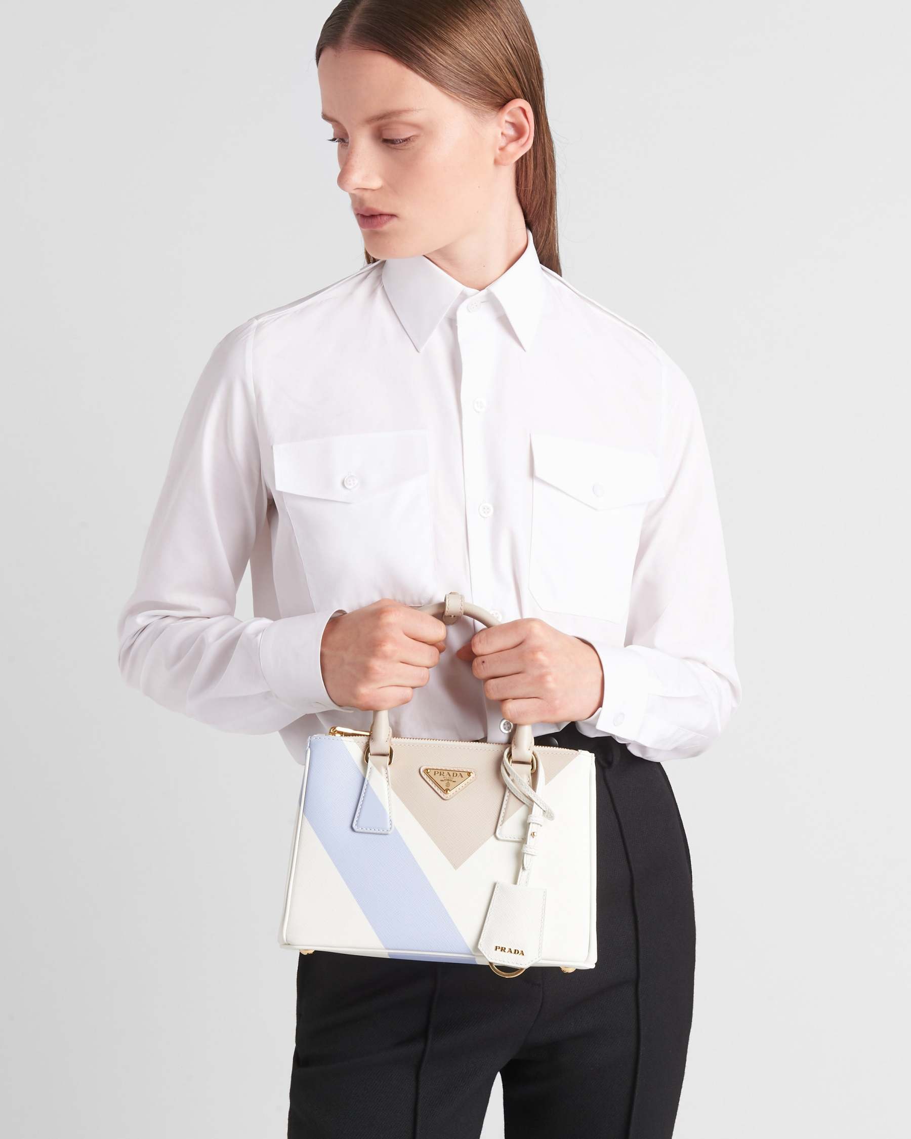 プラダ ガレリア サフィアーノスペシャルエディション スモールバッグ