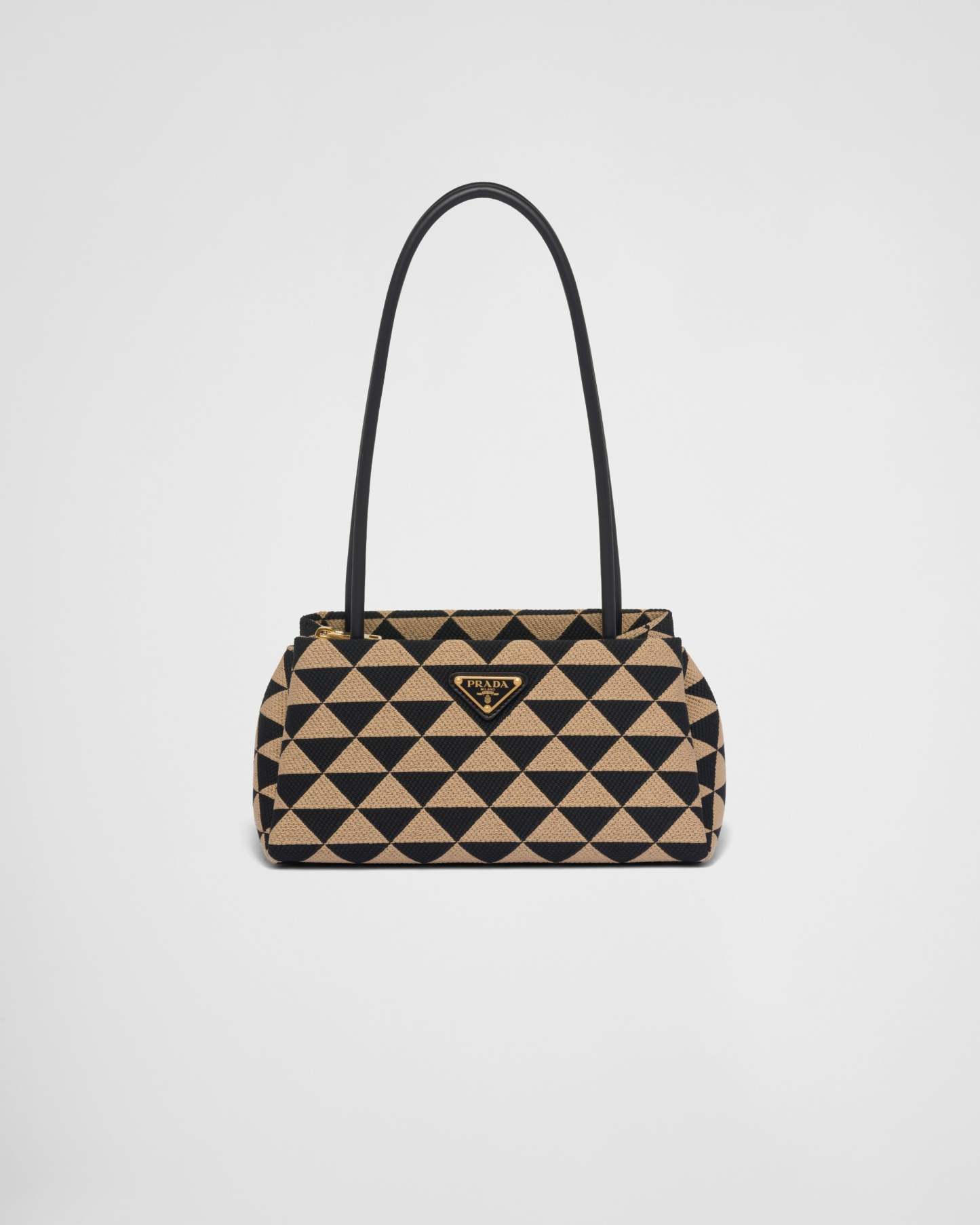 プラダ シンボル エンブロイダリーファブリック スモールバッグ