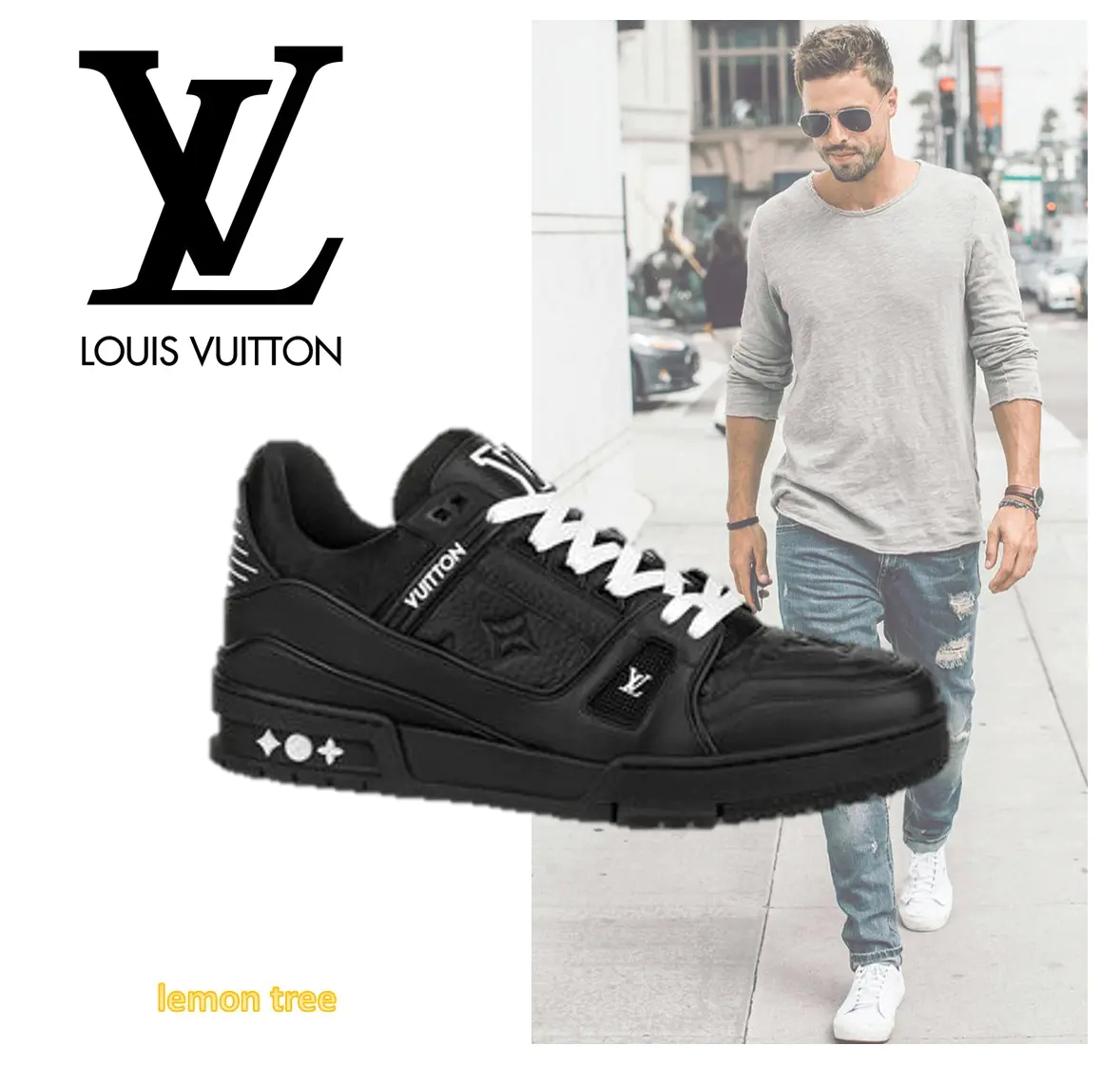 Louis Vuitton スニーカー LV トレーナー 1AAREY