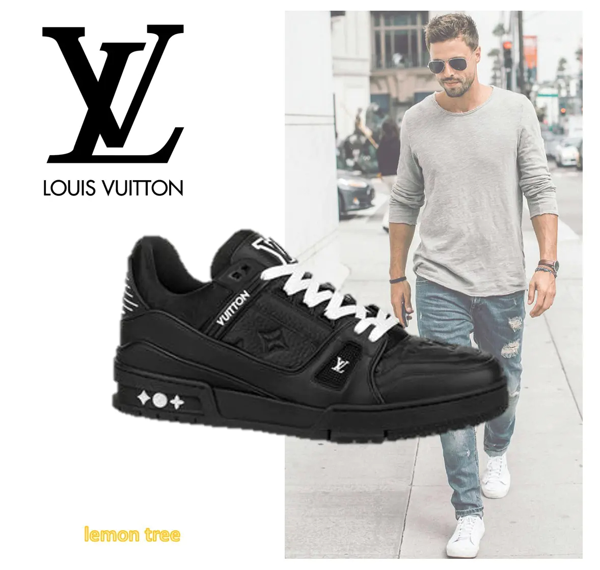 Louis Vuitton スニーカー LV トレーナー 1AAREY