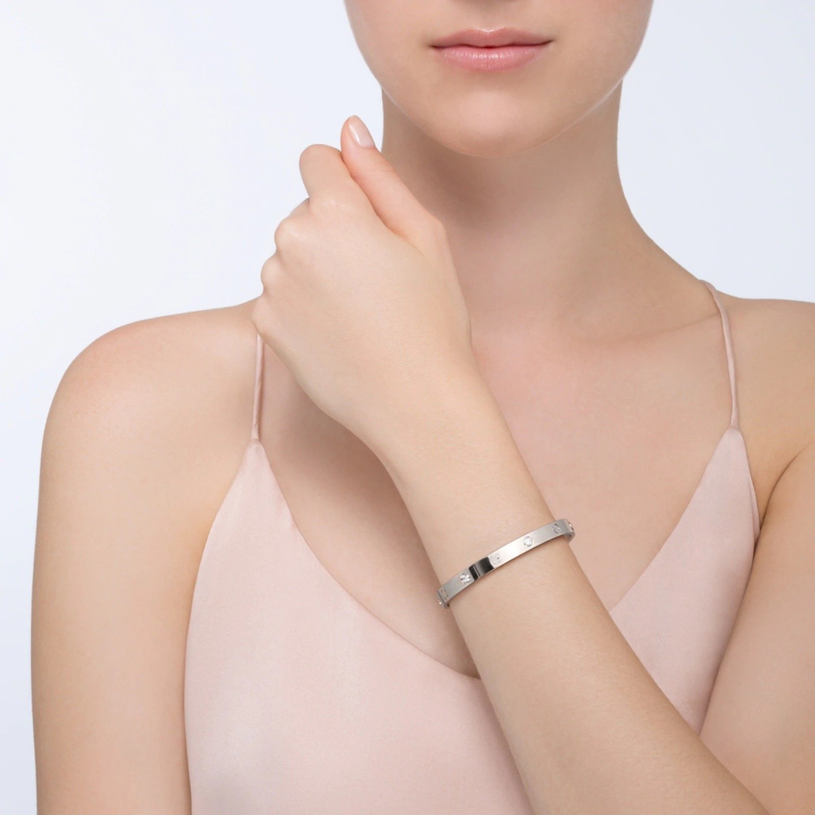 【Cartier】カルティエ LOVE BRACELET, 4 DIAMONDS ブレスレット、ダイヤモンド4個