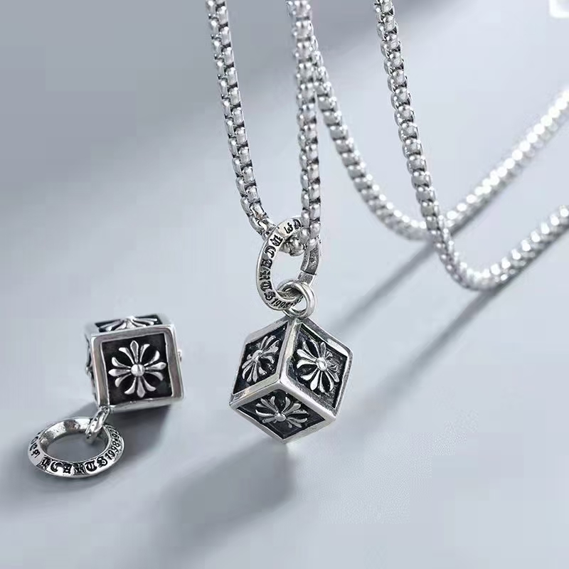 【Chrome Hearts 】クロムハーツ  ダイスペンダント ネックレス