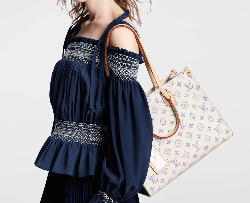 【エレガント】Louis Vuitton　オンザゴー　MM　トートバッグ M24708