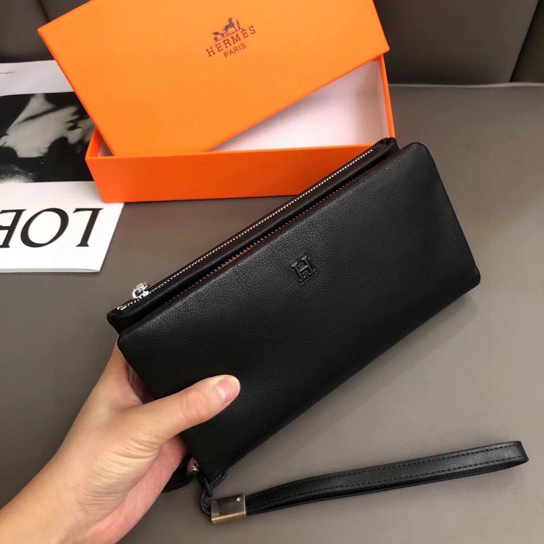 Hermes・レザー コンチネンタルウォレット 財布 折財布