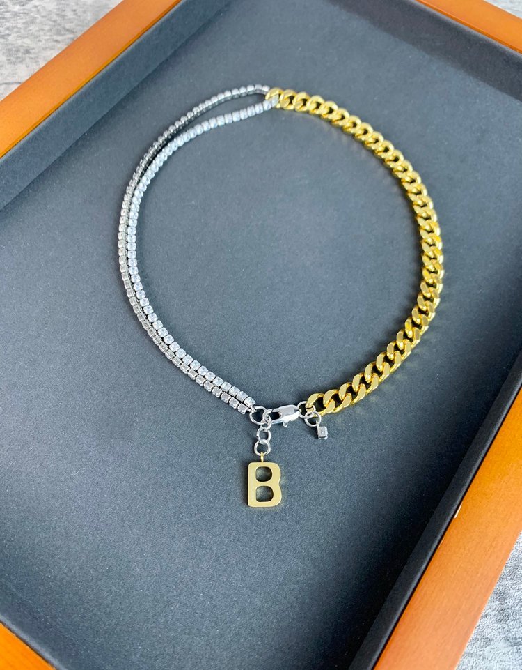 Balenciaga （バレンシアガ）ネックレス シルバー/ゴールド 男女兼用