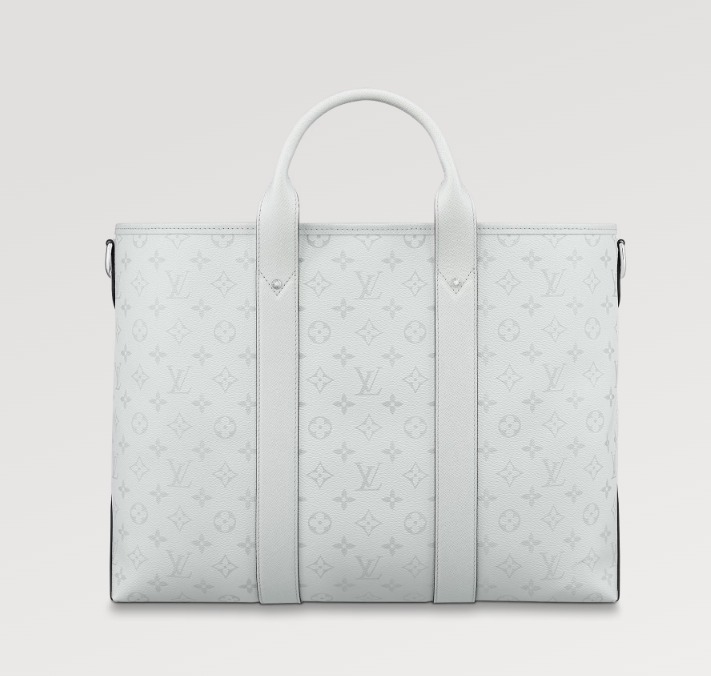LOUIS VUITTON 機能的 ヴィトン トートバッグ ウィークエンド 白 黒 ビジネス M30919 M30937