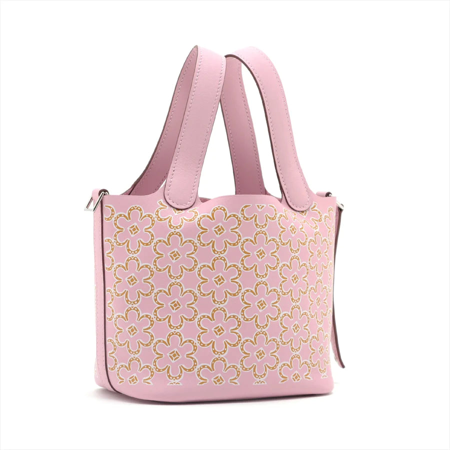 エルメス ピコタンロック ミクロ ラッキーデイジー スイフト モーヴシルベストル シルバー金具