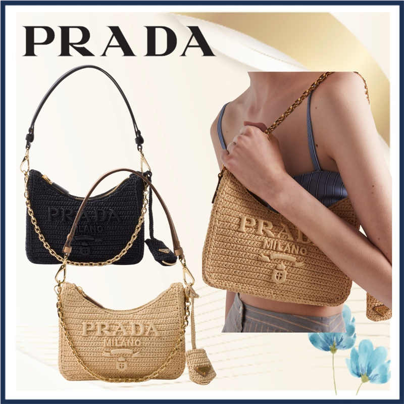 PRADA◆Re-edition リエディション クロシェ ミニバッグ