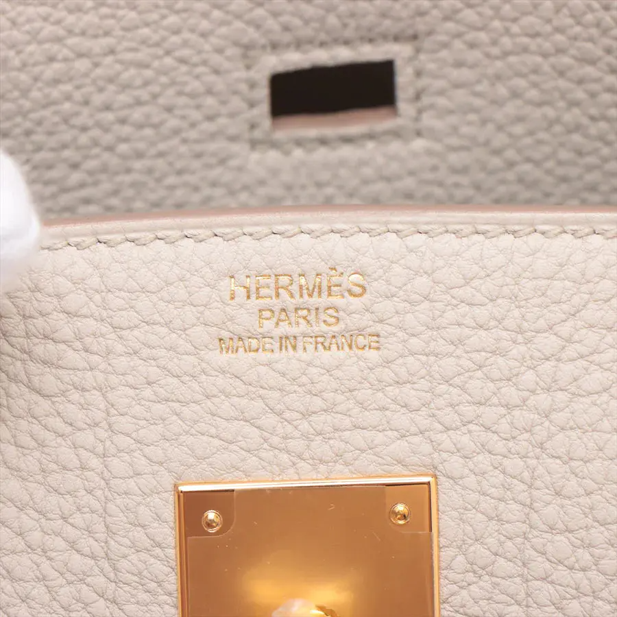 HERMES エルメス バーキン30 トゴ ベトン ゴールド金具