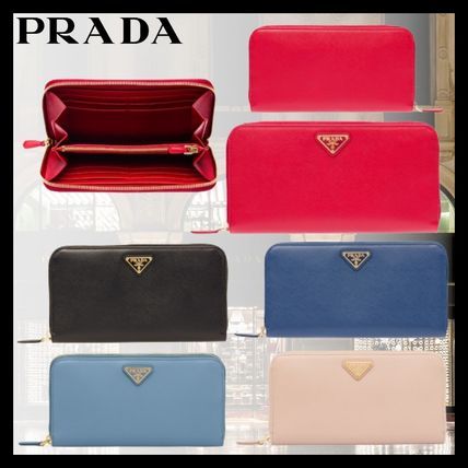 サフィアーノトライアングル ジップアラウンド長財布