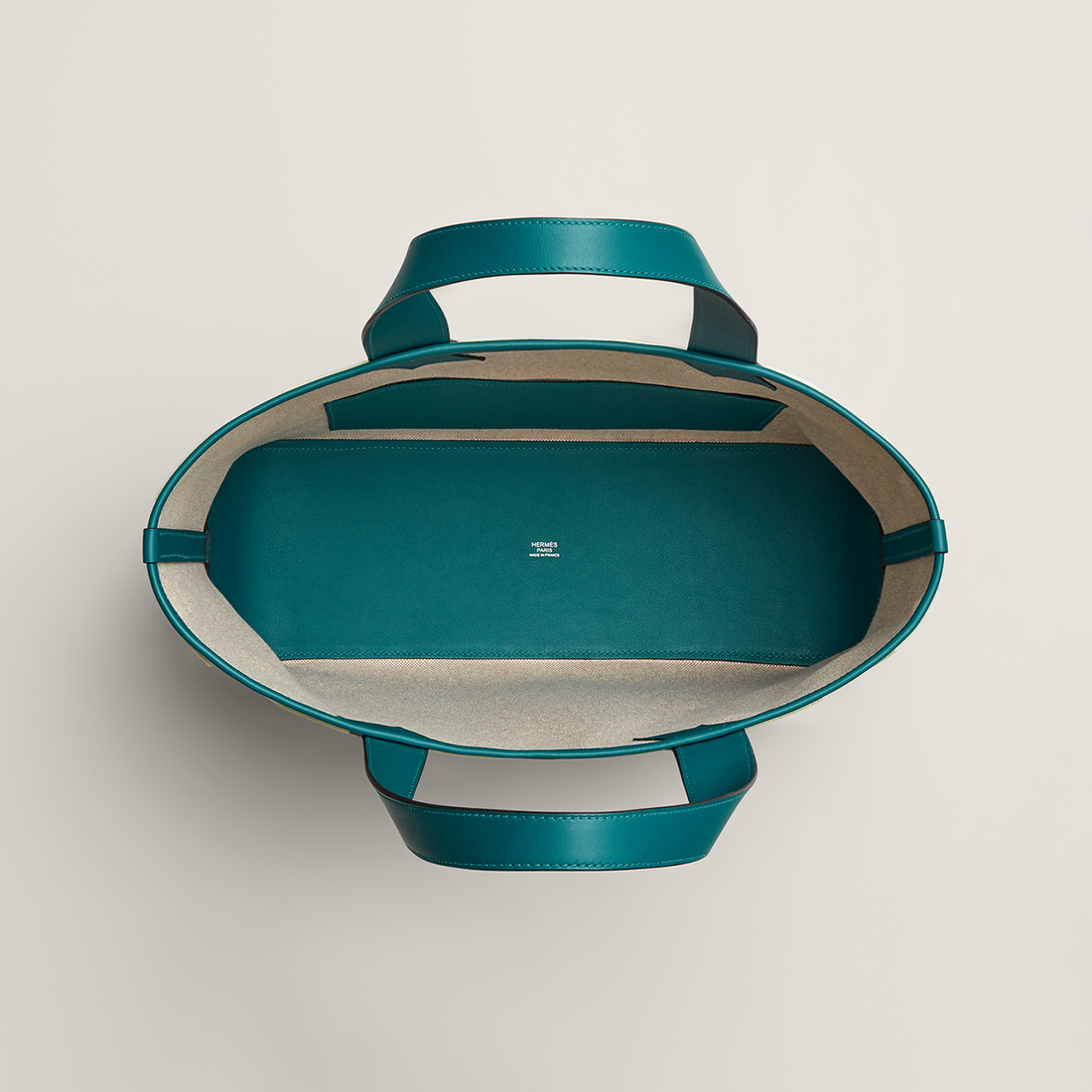 HERMES「カバスイタリックH柄40」トートバッグ