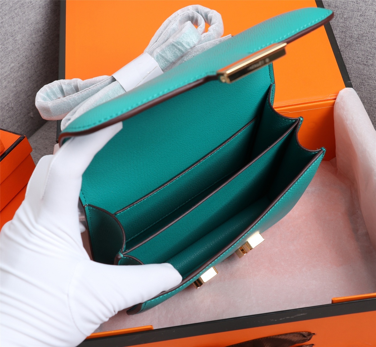 HERMES コンスタンス Ⅲ 19 グラファイト シルバー金具