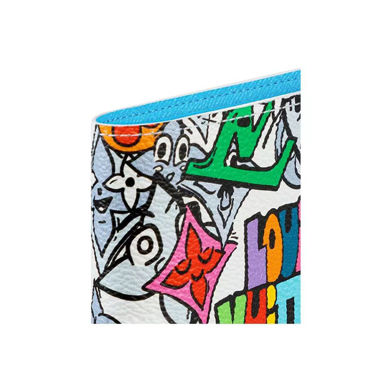 【LOUIS VUITTON】漫画の落書きプリントの財布【財布】【2023新品凳布】