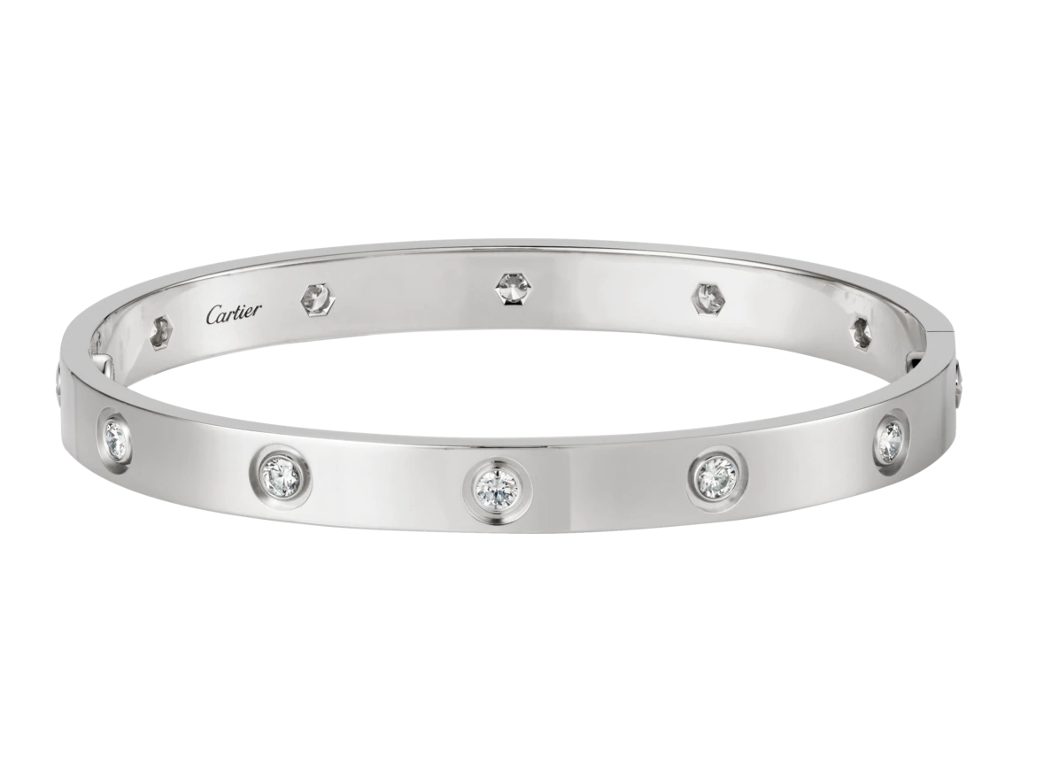 【Cartier】カルティエ LOVE BRACELET, 10 DIAMONDS ブレスレット、ダイヤモンド10個