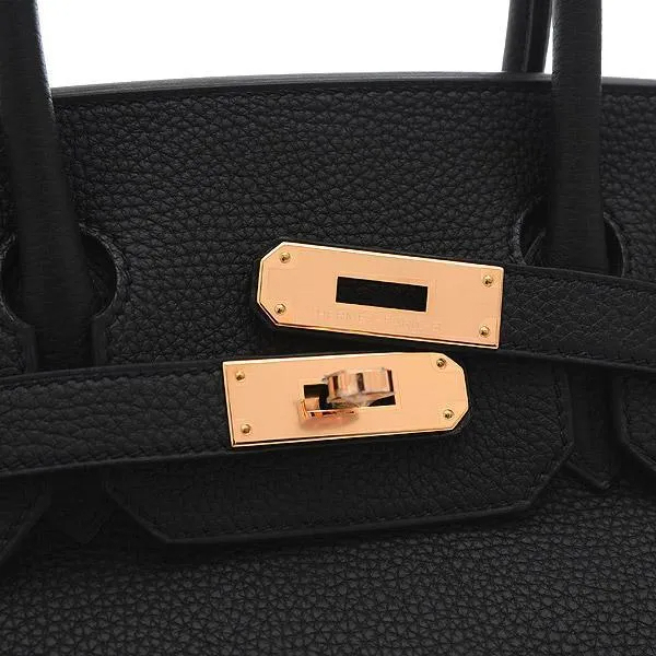 【HERMES】エルメス バーキン30　トゴ　ブラック【中古·未使用】