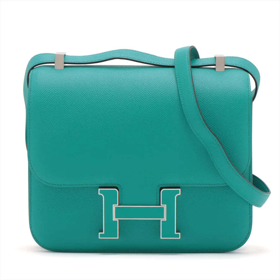 エルメス コンスタンス3 24 ヴェルソ ヴォーエプソン ミント シルバー金具