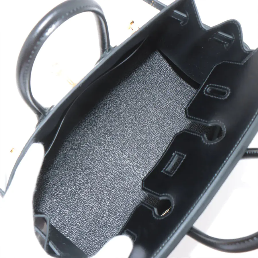 HERMES エルメス バーキン25 セリエ ヴォ―タデラクト ブラック ゴールド金具