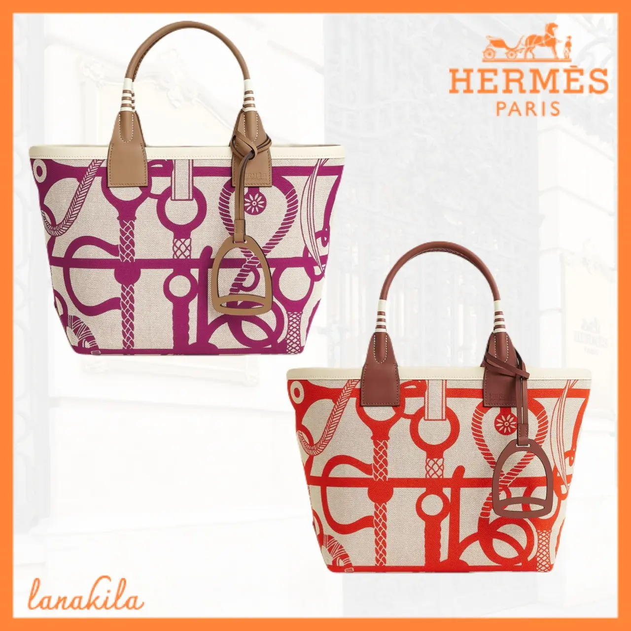 【鮮やかなカラーでフェミニン♡】HERMES Steeple 25バッグ