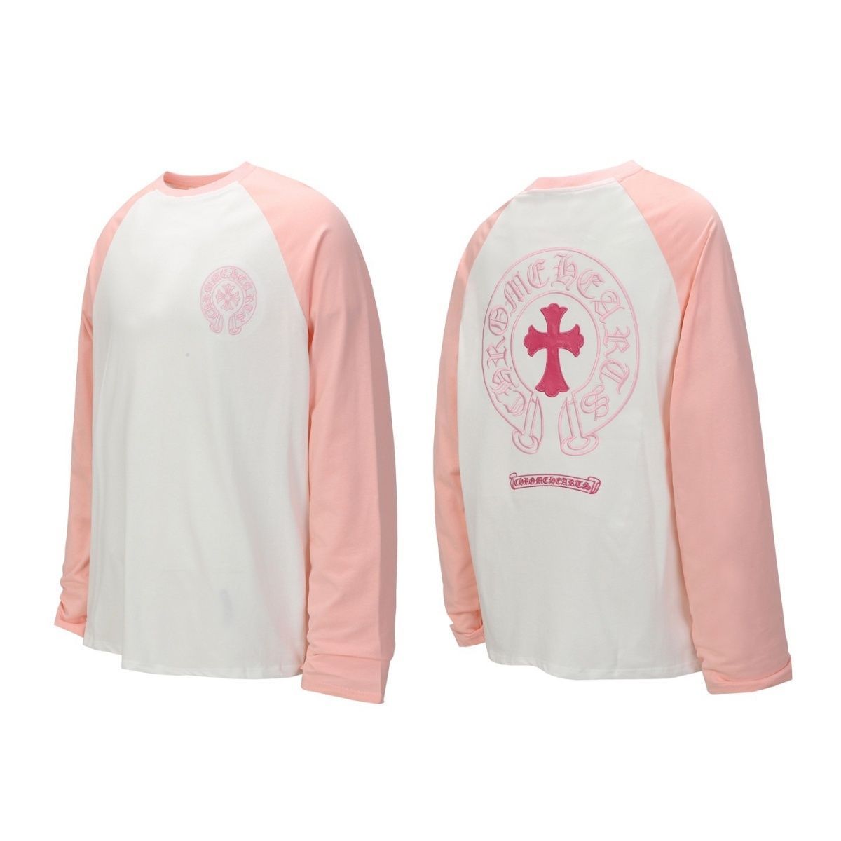 【CHROME HEARTS】刺繍長袖 T シャツ