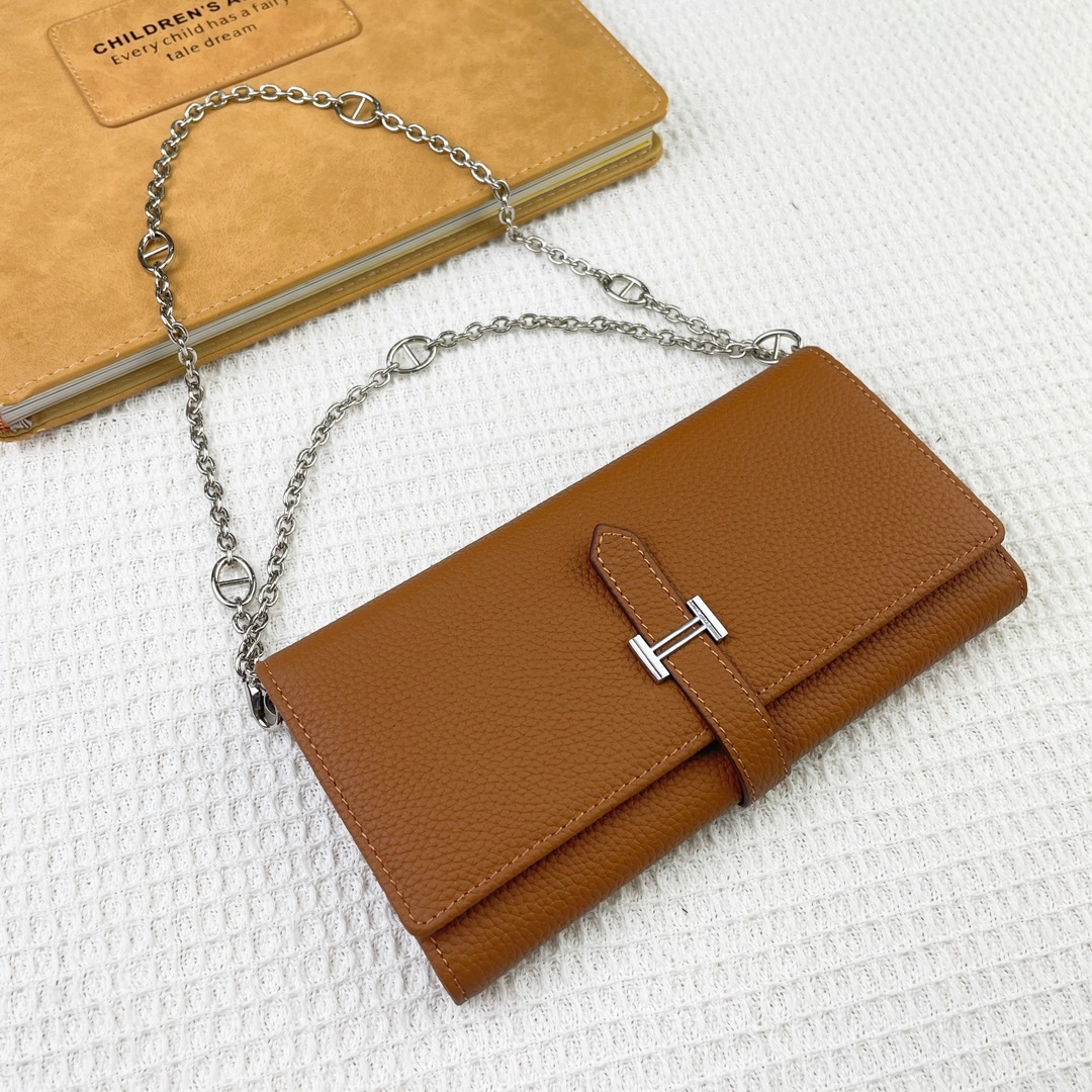 Hermes・レザー コンチネンタルウォレット 財布 折財布